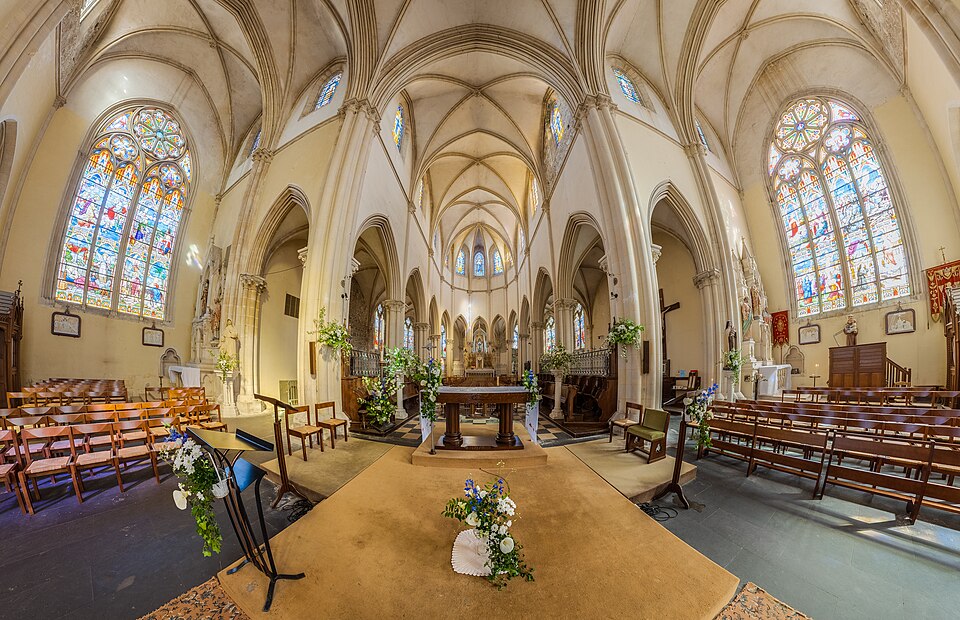 église saint-vaast normandie france