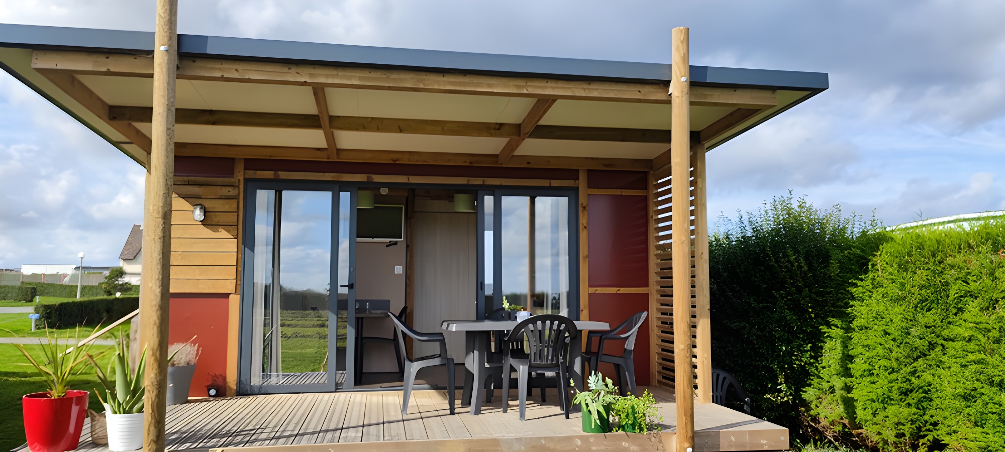 camping omaha beach - chalet premiumcamping omaha beach - chalet premium