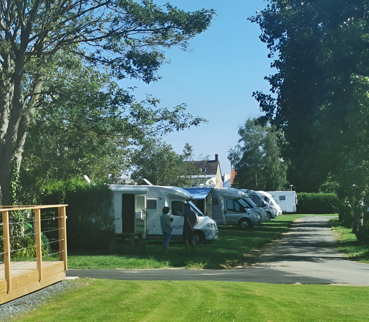 Camping de la PrairieAire pour camping-car