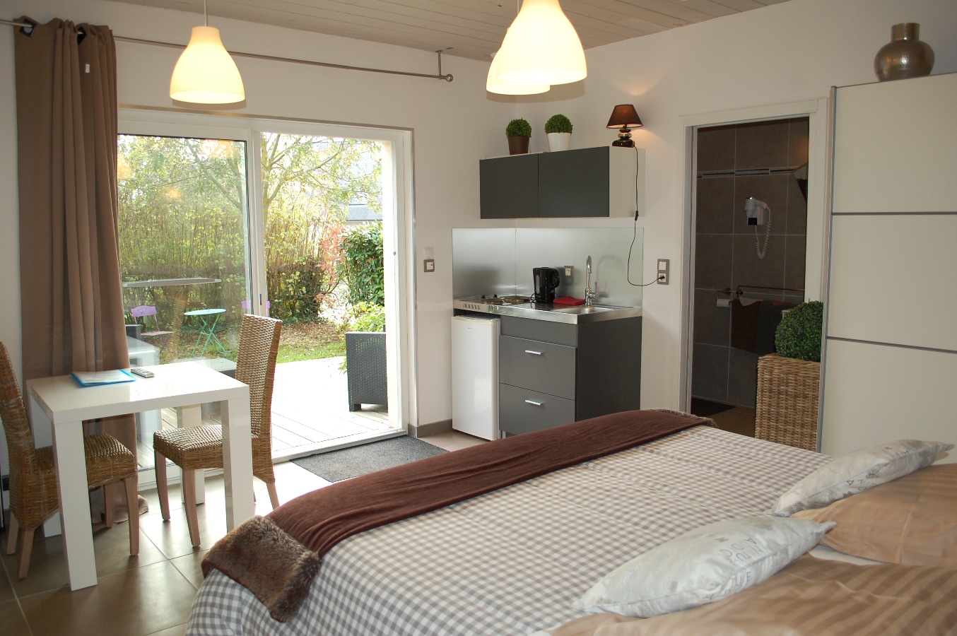 Le Clos des pommierskitchenette