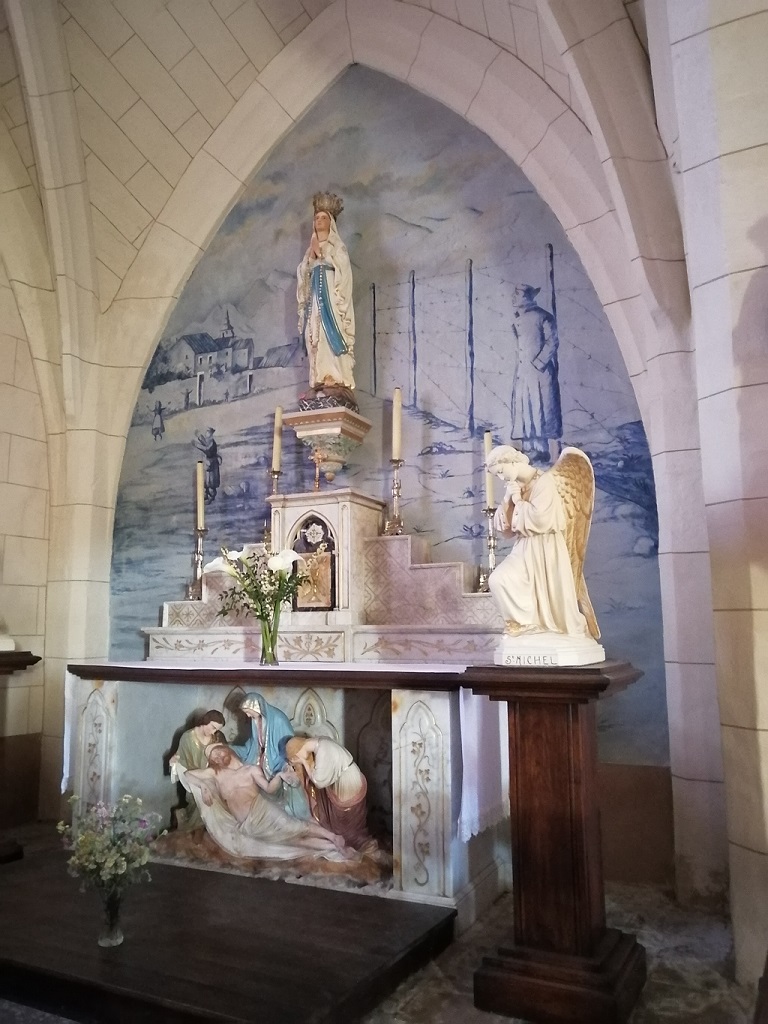 Office de Tourisme Terres de Chalosse2021 - Fresque Prisonniers - Eglise de Poyartin