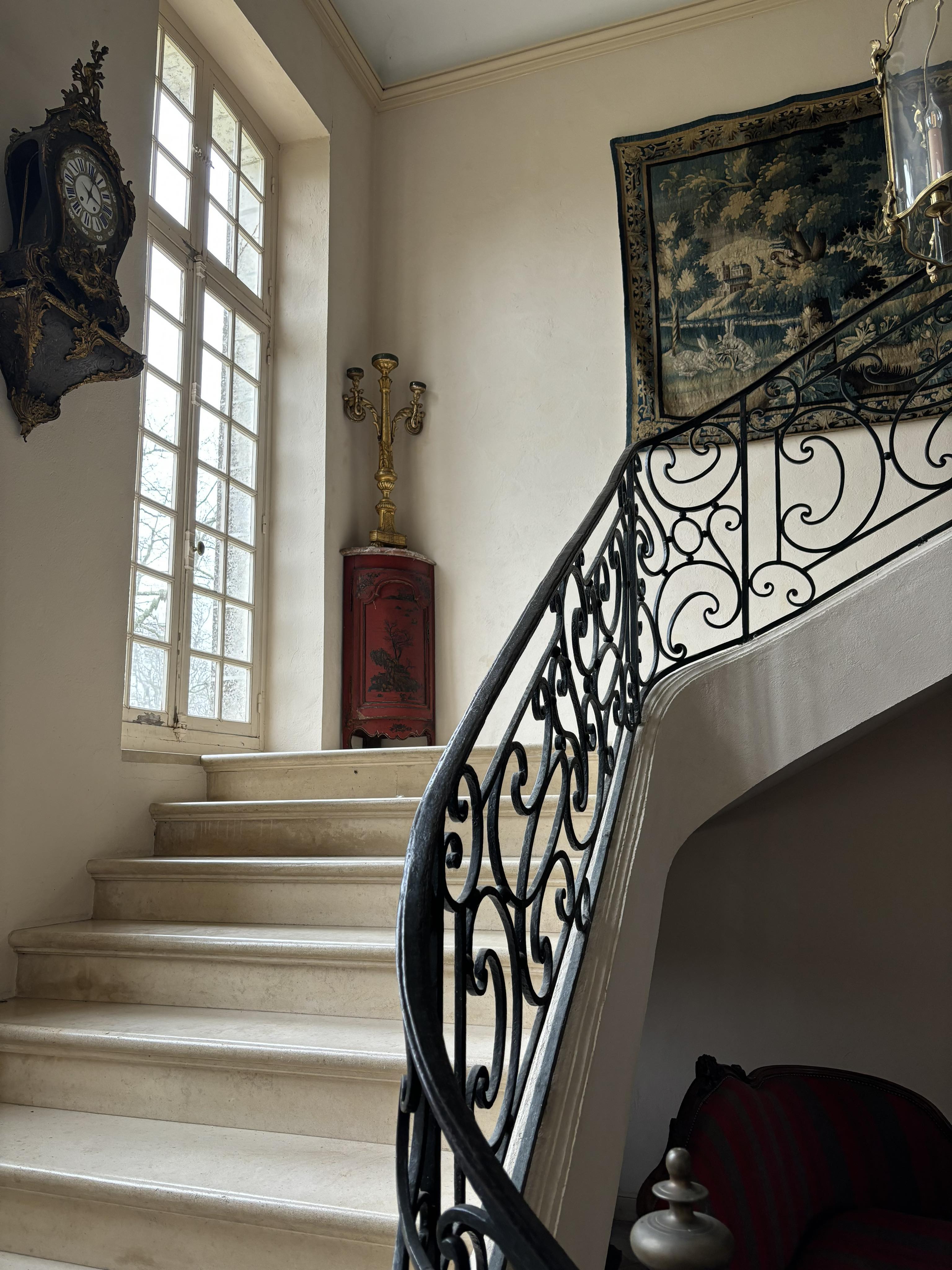©OT Landes d'Armagnac - LT2024 - MAUV - Château de Briat - Escalier - ©OT Landes d'Armagnac - LT