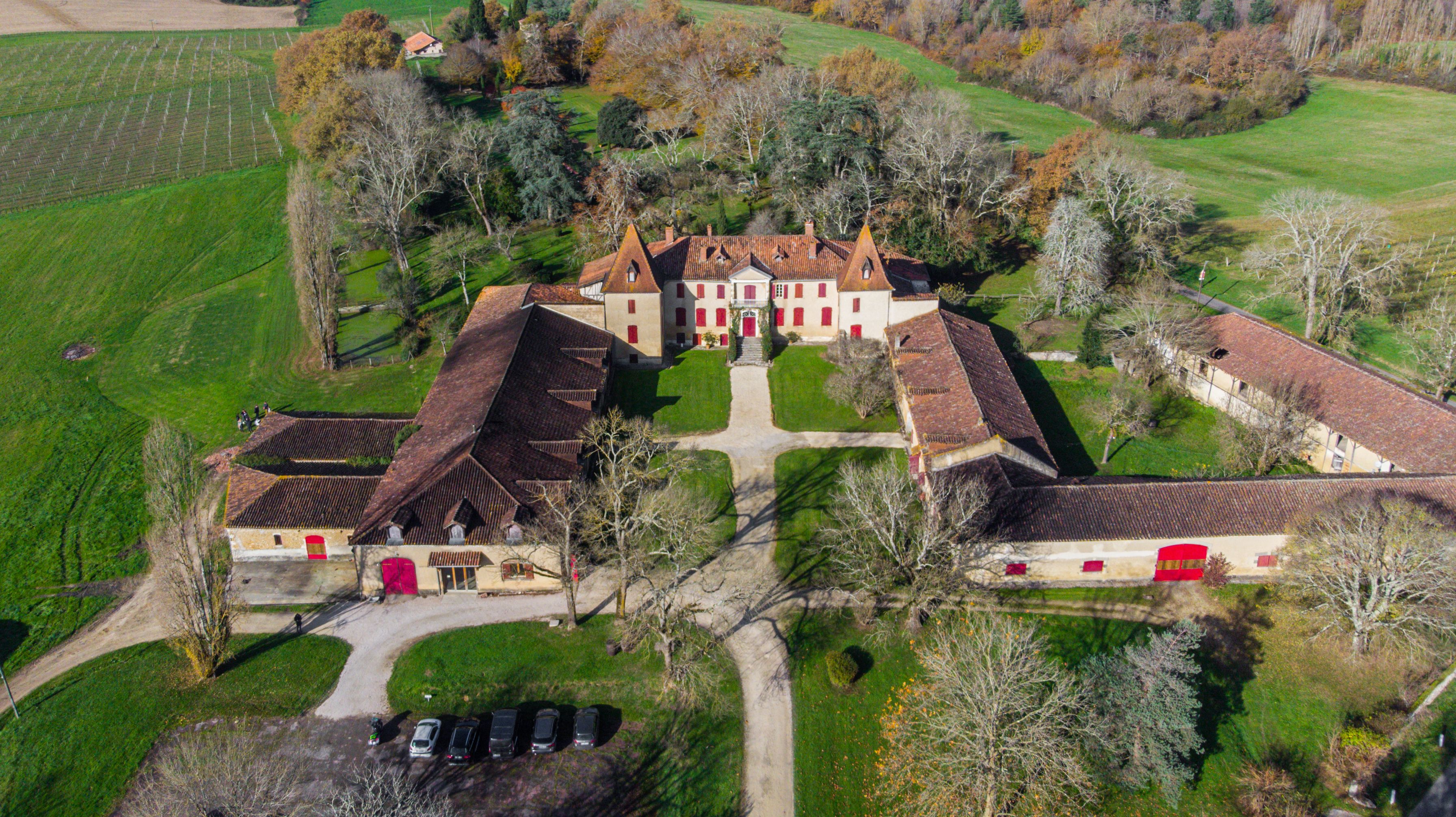 ©Landes Attractivité2025 - PARL - Domaine de Laballe - Vue aérienne - ©Landes Attractivité