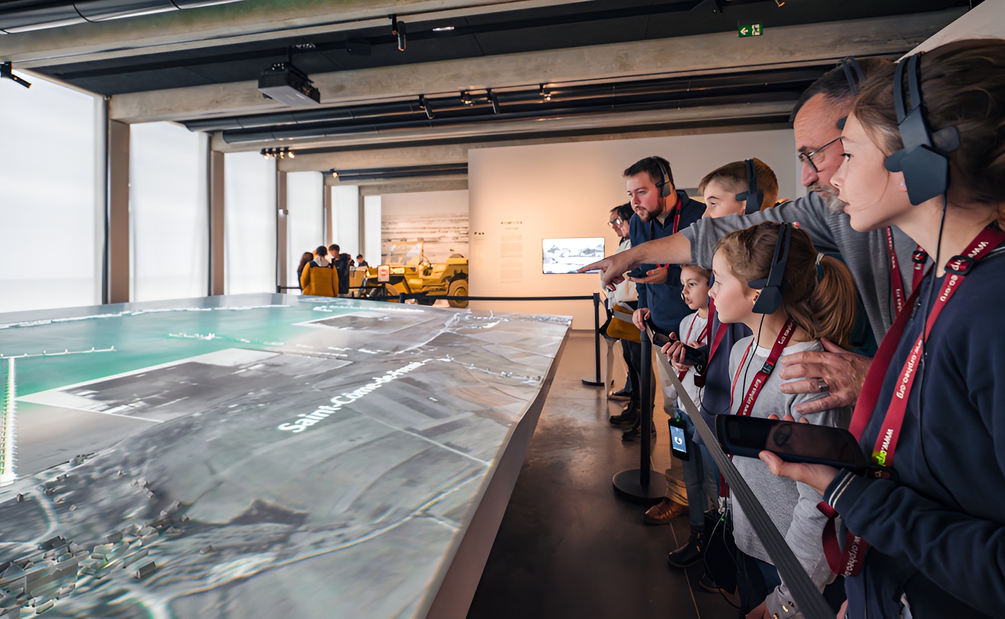 Musée du DébarquementMapping vidéo intéractif