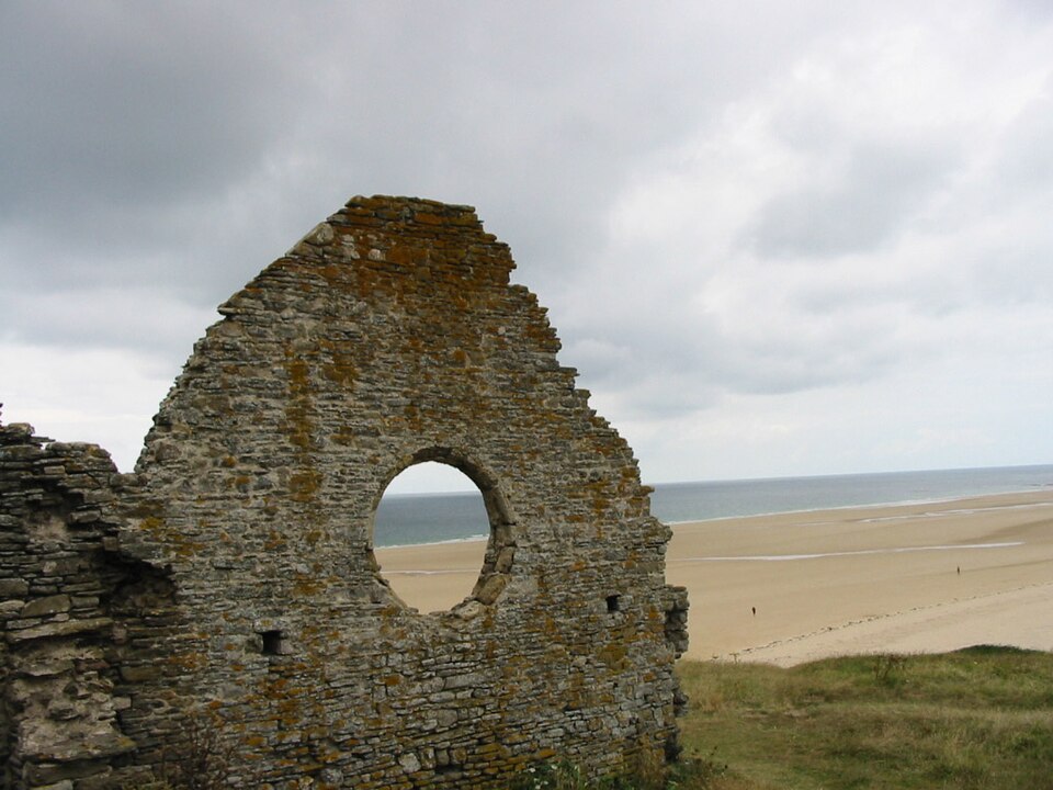 Ancienne église Saint-Germain de Barneville-Carteret Lage