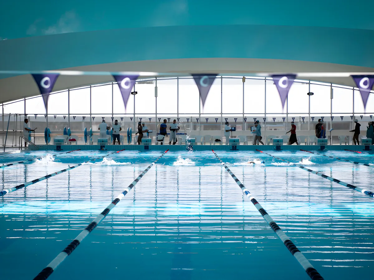 Aquabike à la Piscine Olympique de Deauville