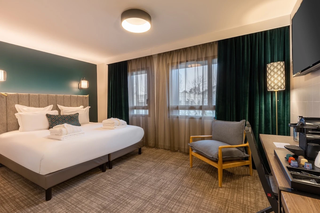 Chambre hôtel le conquérant