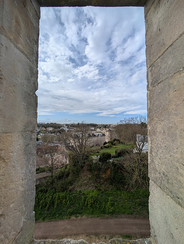 Chateau de Caen Vue des remparts