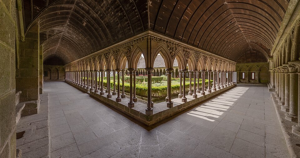 Cloître de l'Abbaye du Mont-Saint-Michel