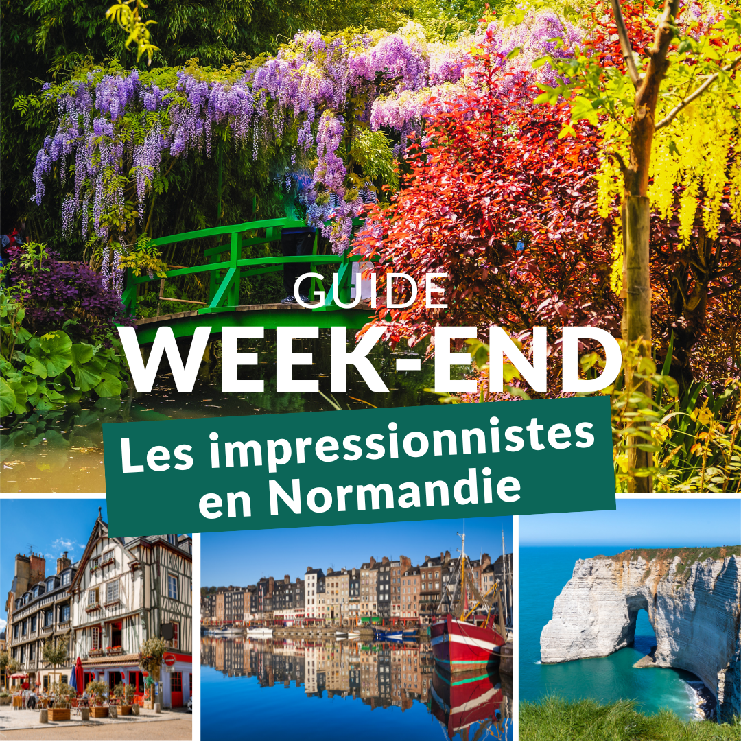 Couverture Guide Week-end Les impressionnistes en Normandie