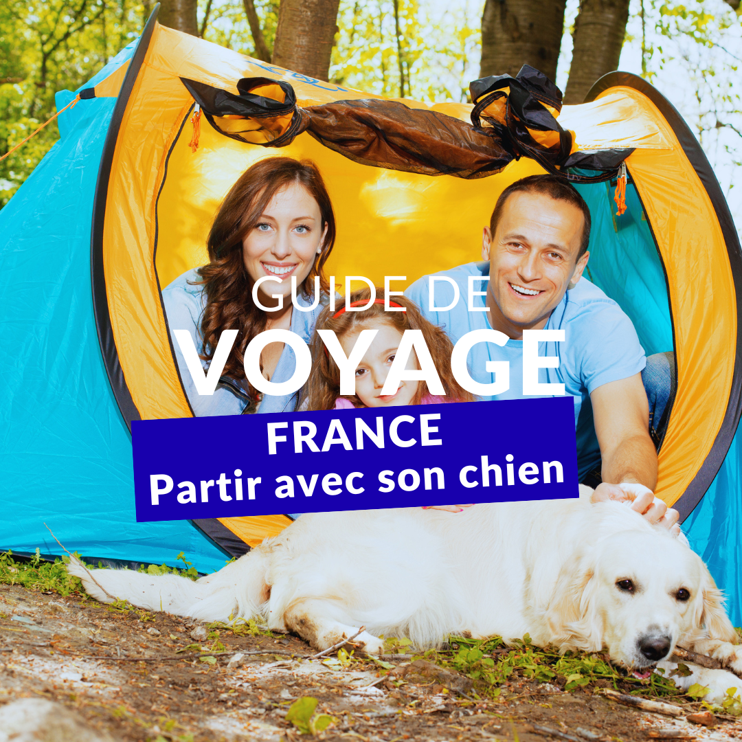 Couverture Guide de voyage Partir avec son chien en France