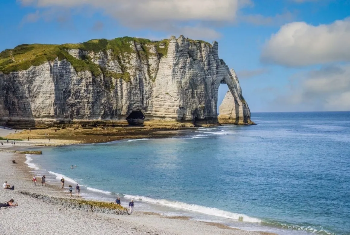 Etretat Vue trou à homme