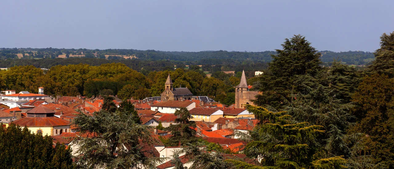 Aire-sur-l'Adour - Vue aérienne