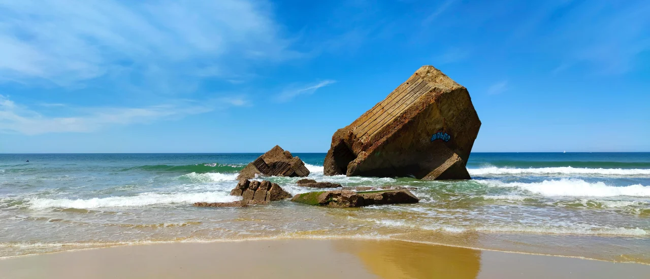 Capbreton - Bunker abandonné sur le sable