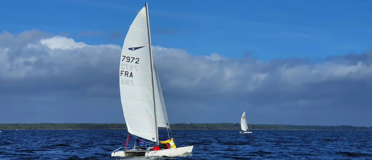 Sanguinet - Voile sur le lac