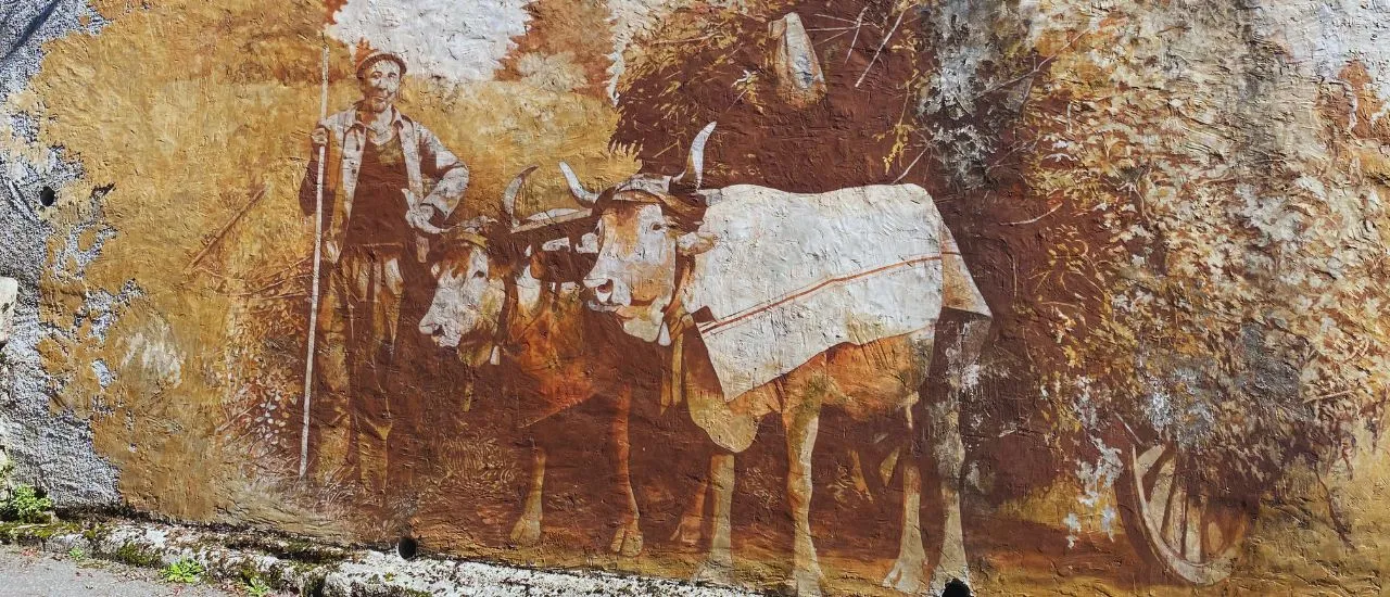 Castet - Peinture murale