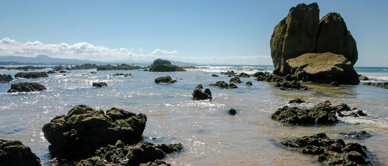 Bidart - Plage avec rochers