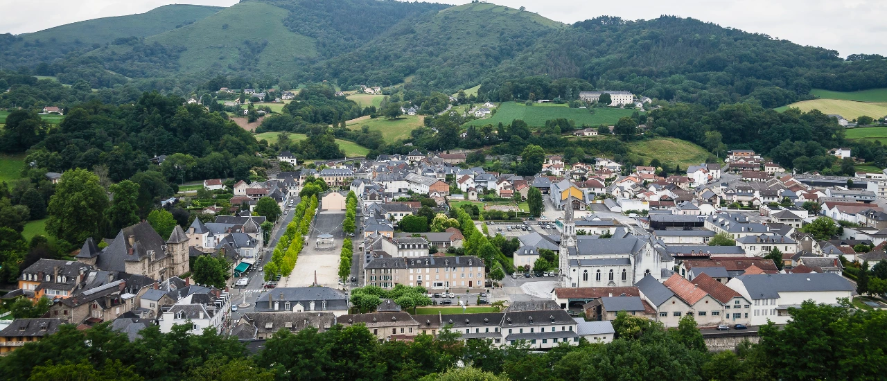 Mauléon-Licharre - Vue aérienne
