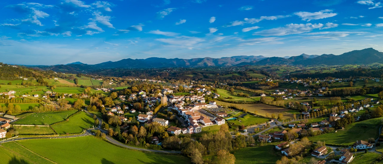 Sare - Vue aérienne