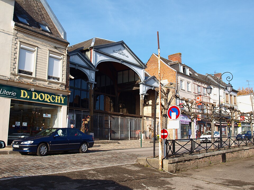 Halle au beurre d Aumale (Seine-Maritime, France)