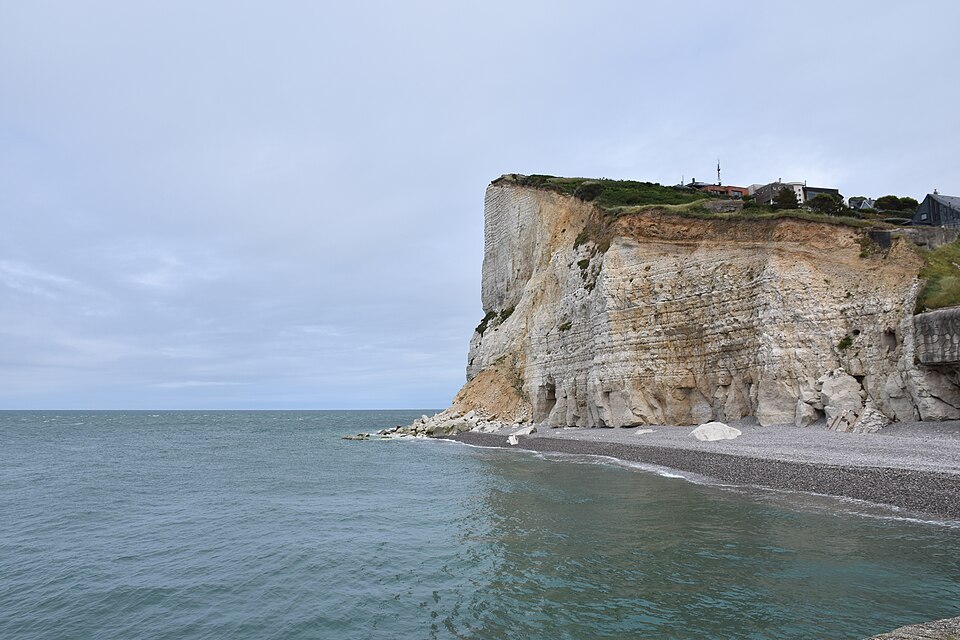 La falaise nord Fécamp