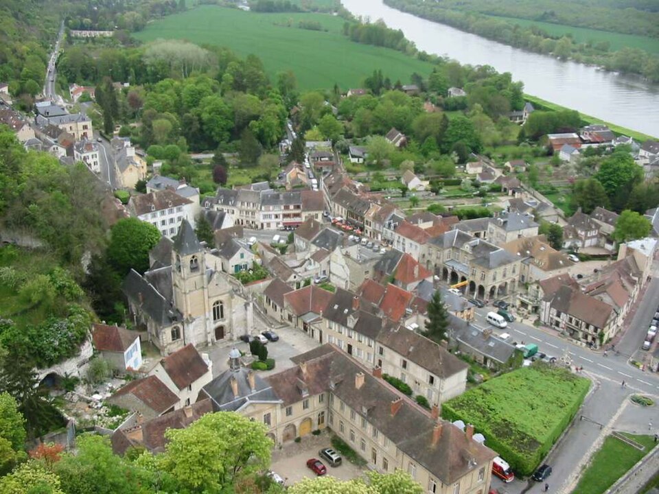 La Roche-Guyon_Vu du donjon