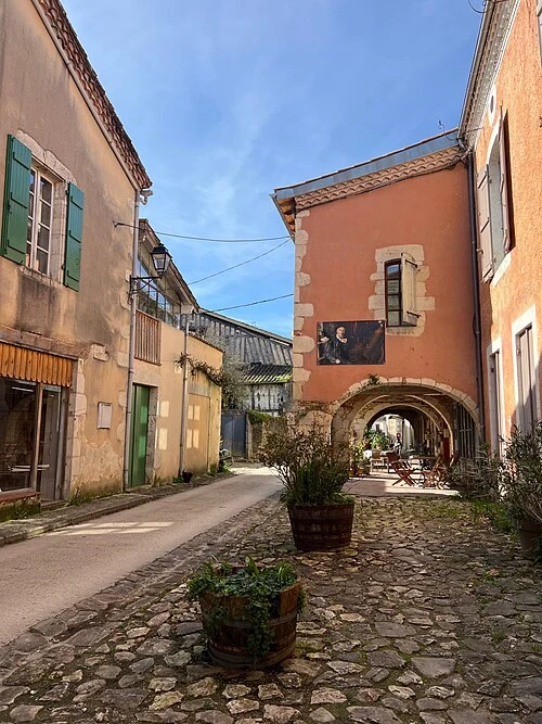 Labastide d'Armagnac vue des couverts