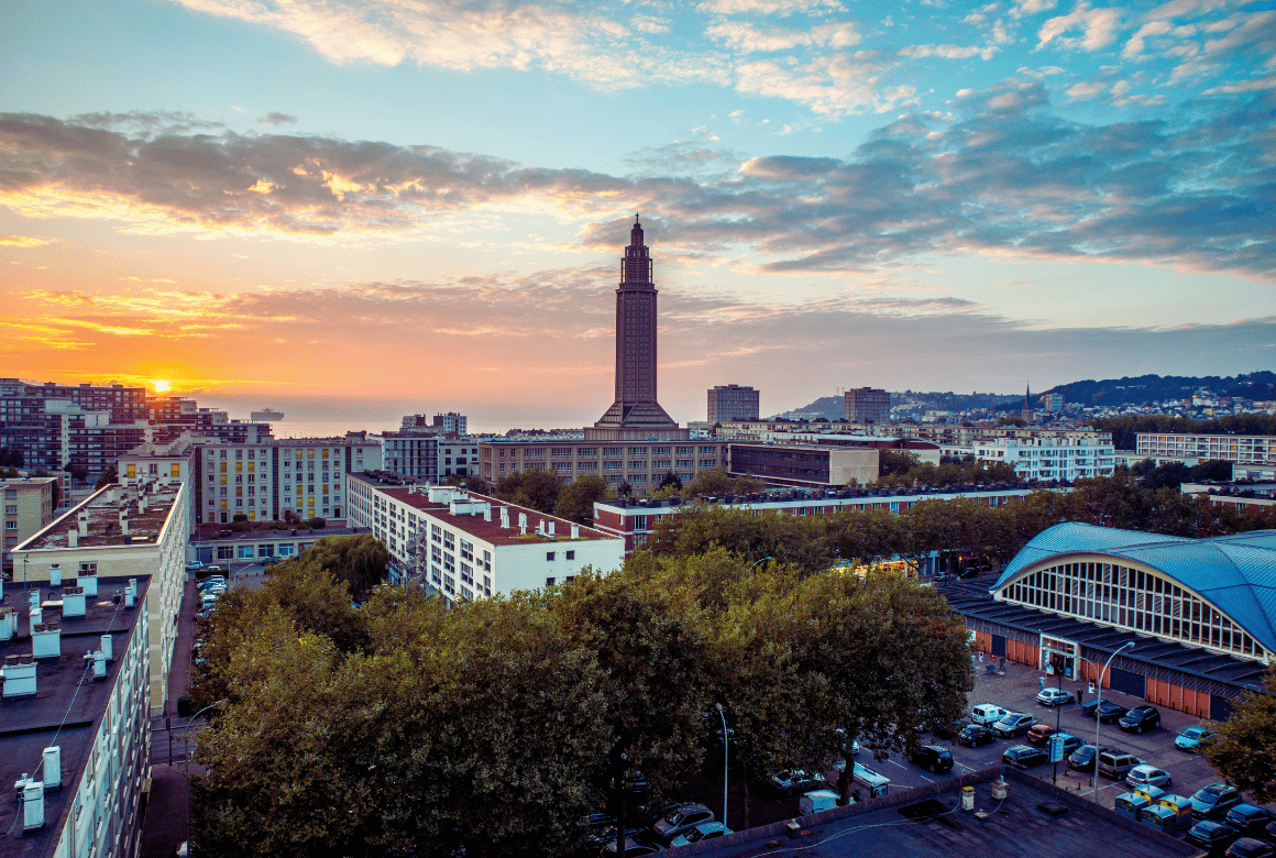 Le Havre vue aerienne