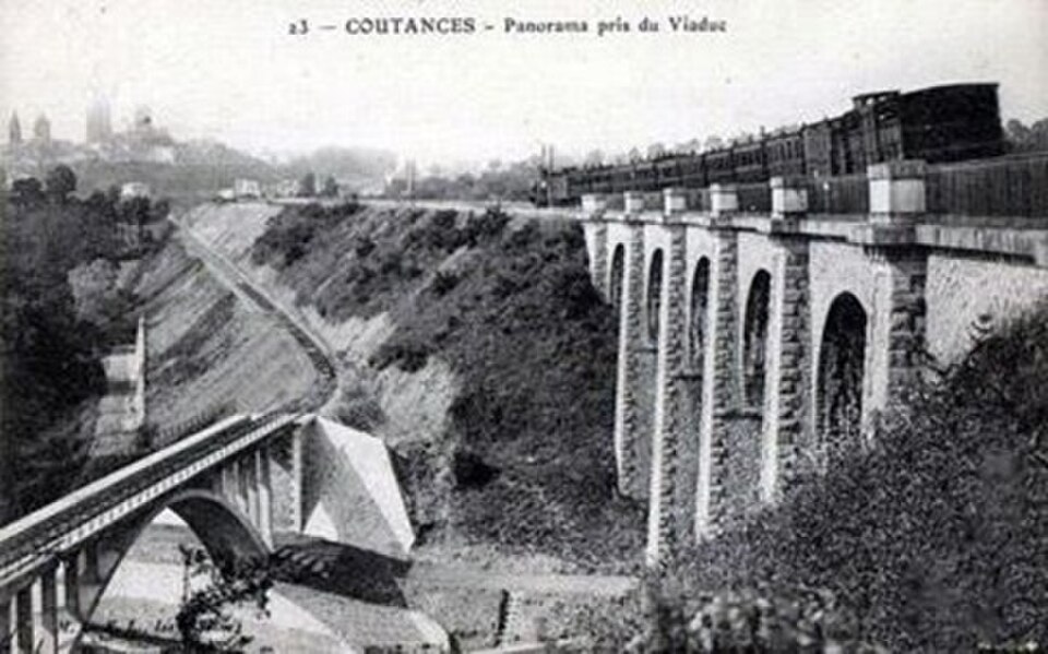 Ligne ferroviaire Coutances-Lessay à voie métrique