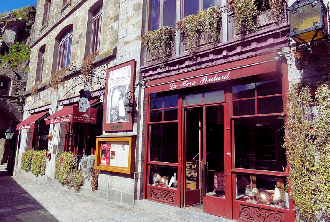 Omelette de la Mere Poulard_devanture_restaurant