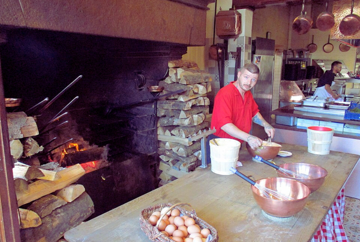 Omelette de la Mere Poulard_preparation