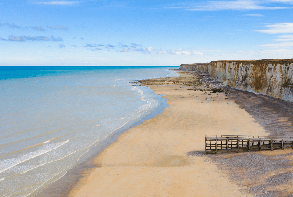 Plage et falaises de Veules-les-Roses
