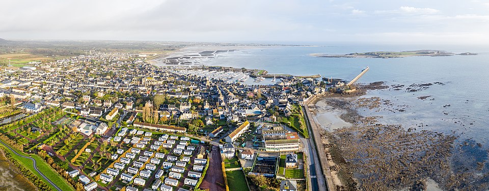 Vue aérienne Saint-Vaast-la-Hougue