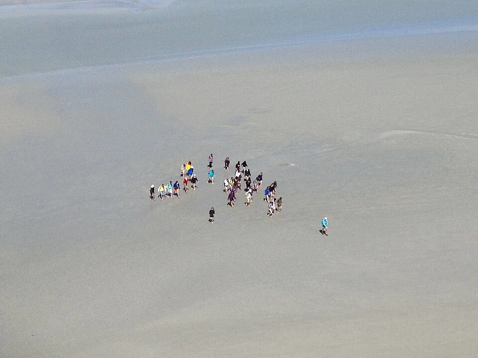 Traversée de la baie du Mont-Saint-Michel 