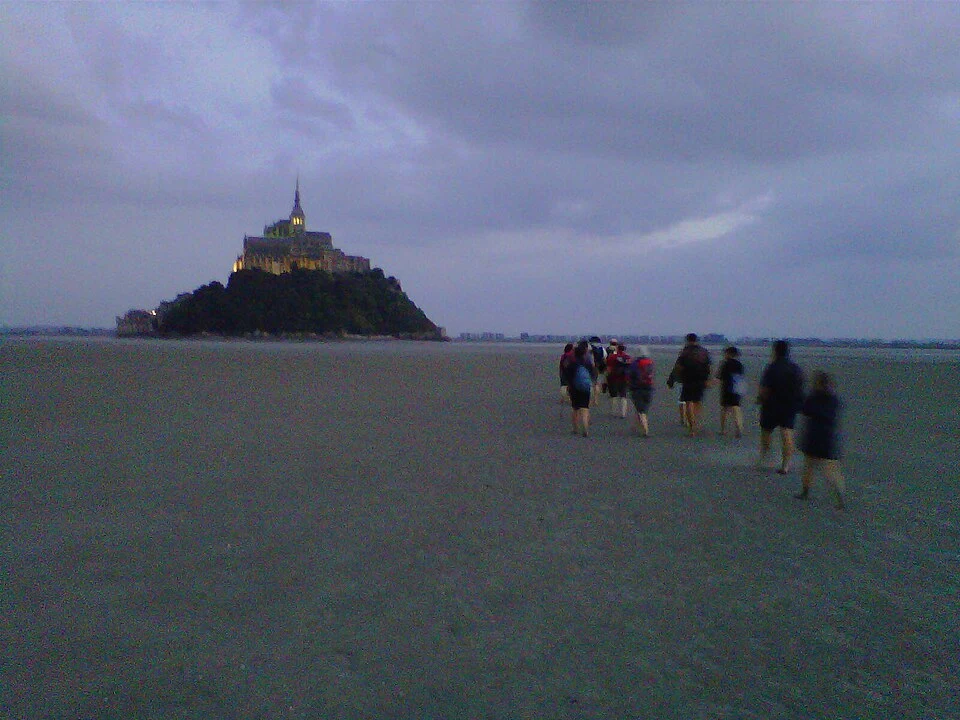 Traversée de la baie du Mont-Saint-Michel