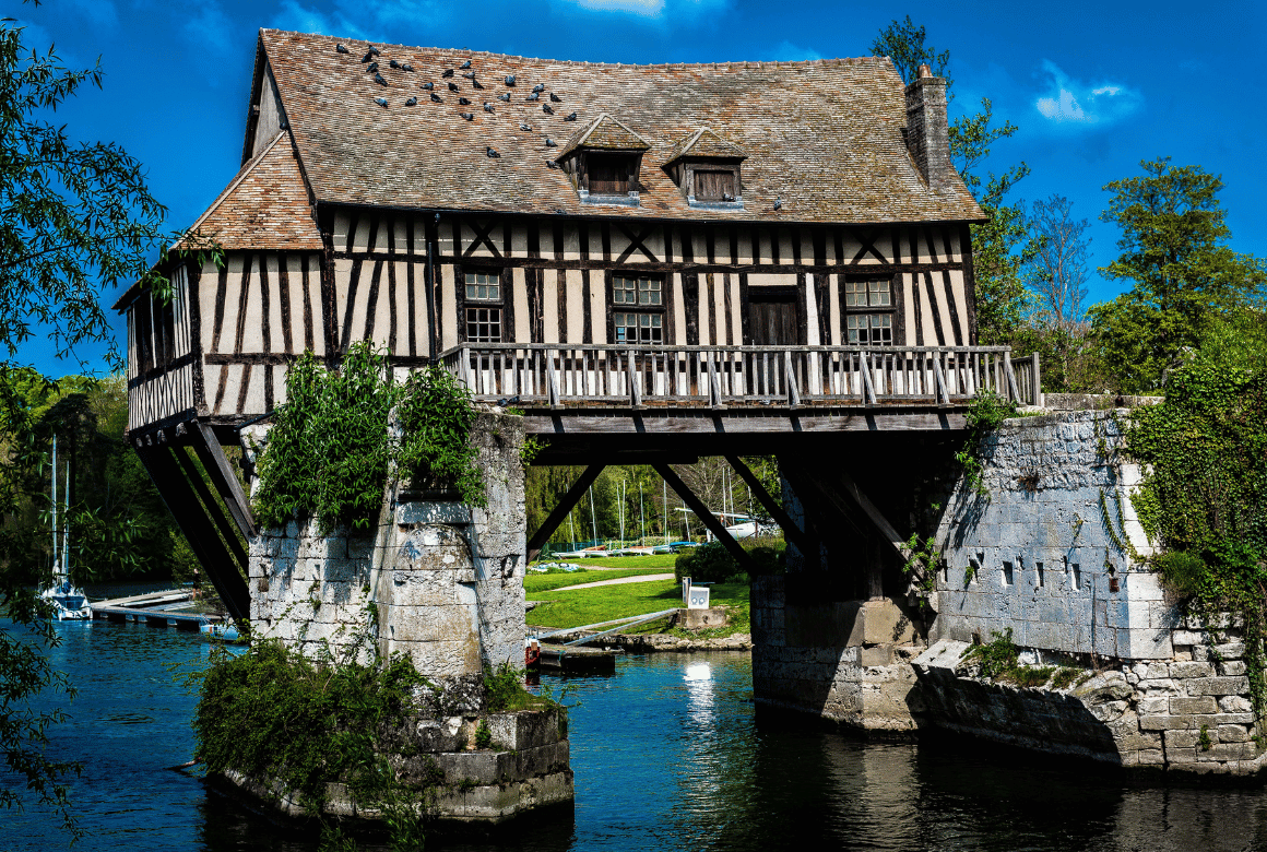 Le Vieux-Moulin à Vernon en Normandie