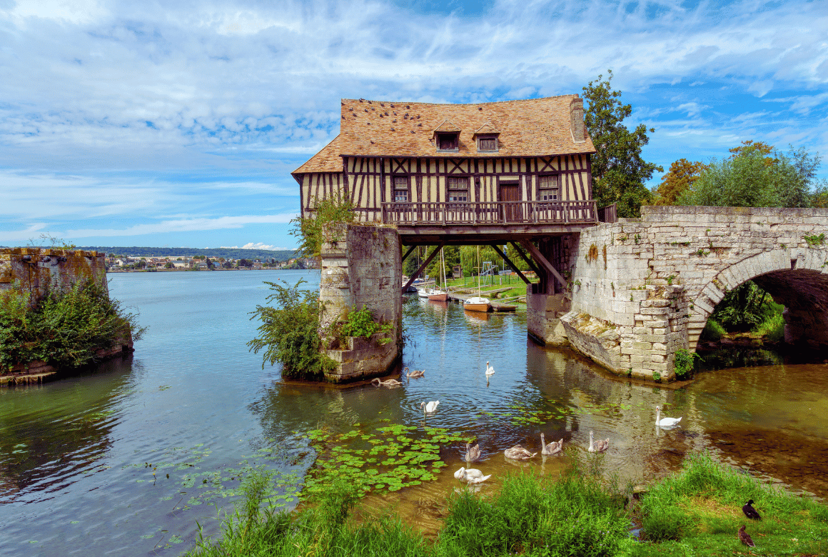 Le Vieux-Moulin à Vernon en Normandie