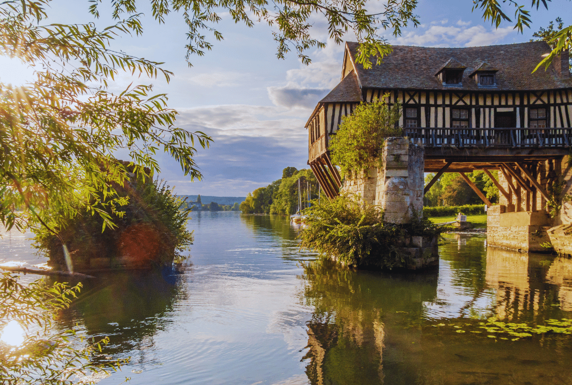 Le Vieux-Moulin à Vernon en Normandie