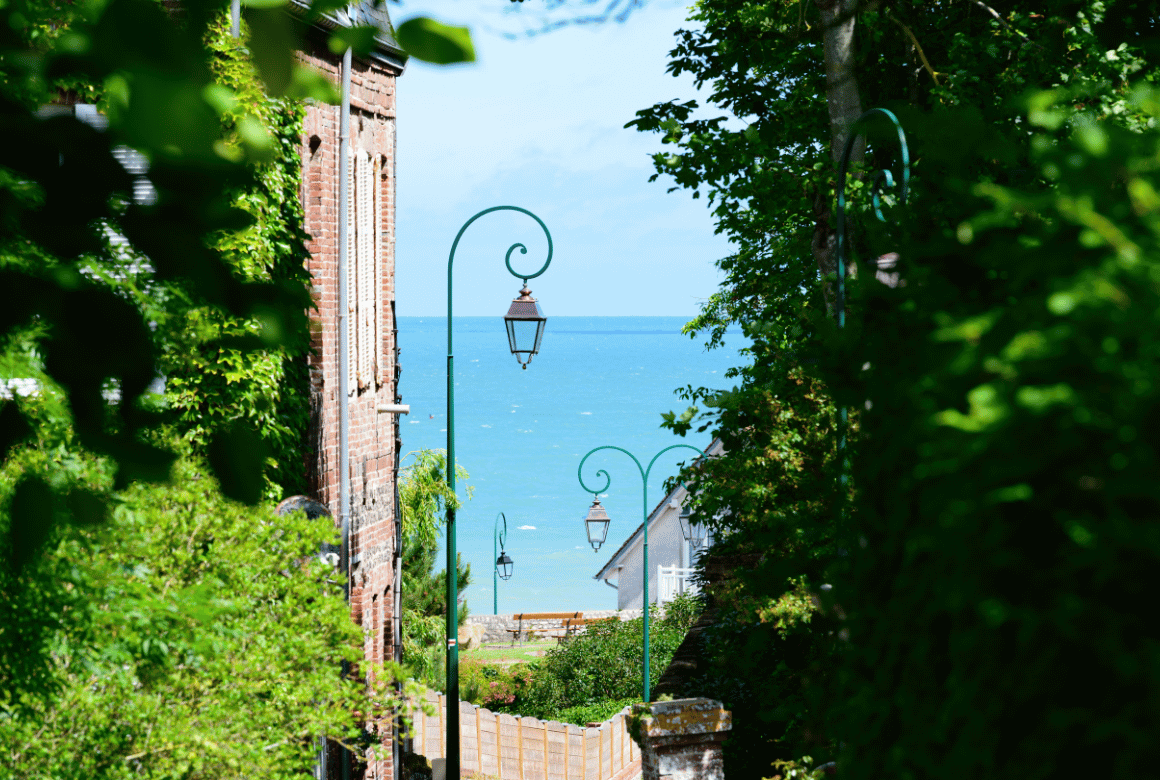 Vue mer Veules-les-Roses