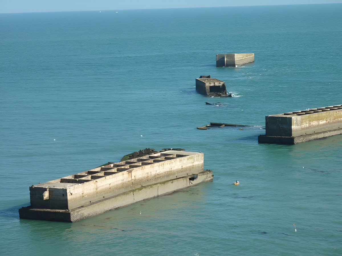 Calvados-TourismePort artificiel d'Arromanches