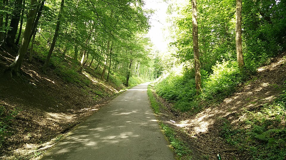 avenue verte à Forges-les-Eaux