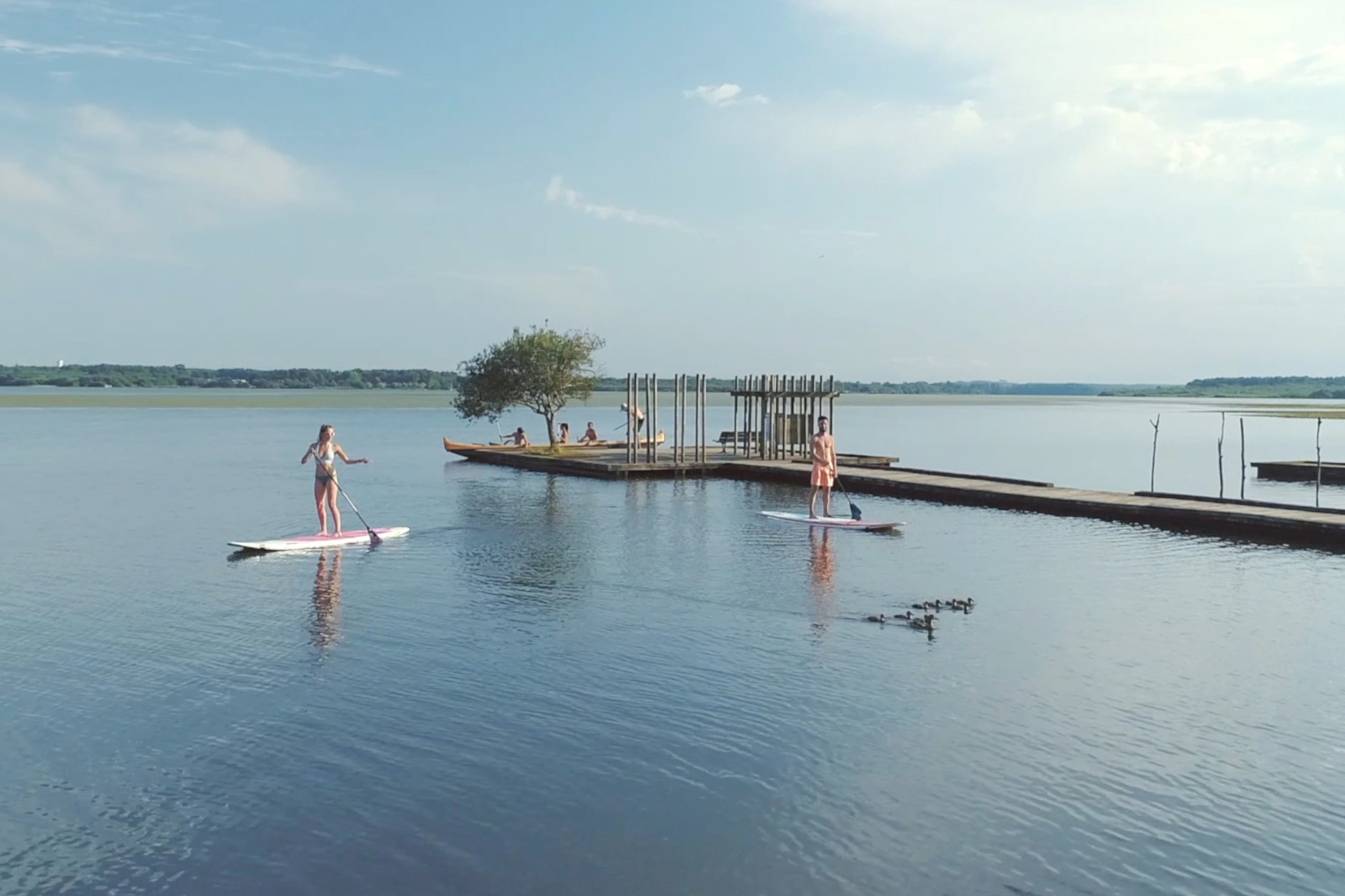 Landes Atlantique SudPaddle- Ponton Azur
