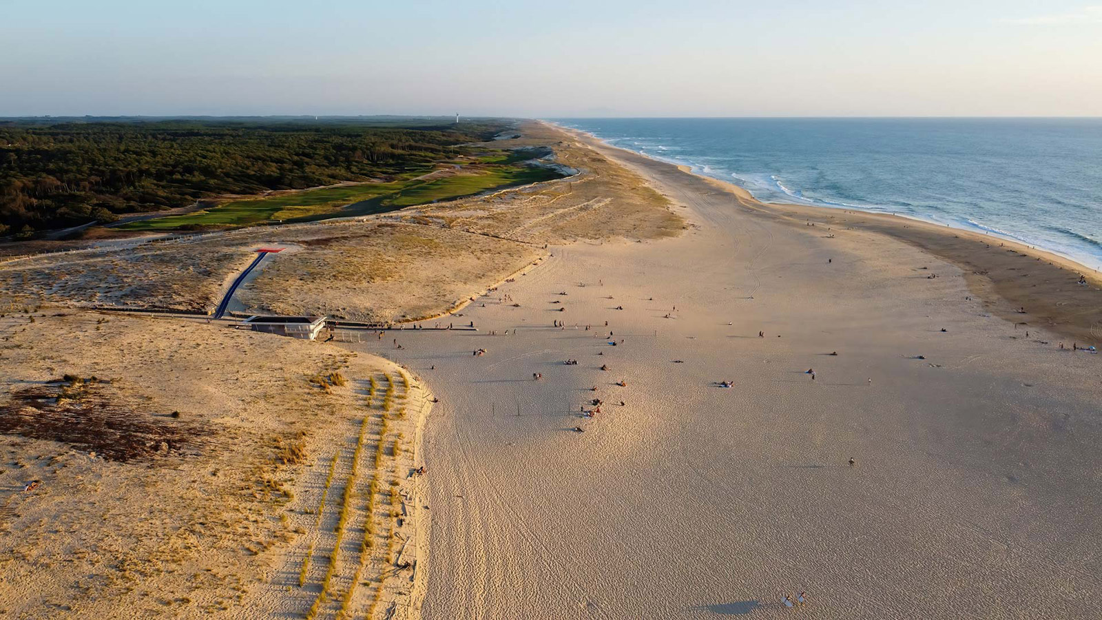 Vladimir DavidovMoliets beach aerial view in Landes, France 9