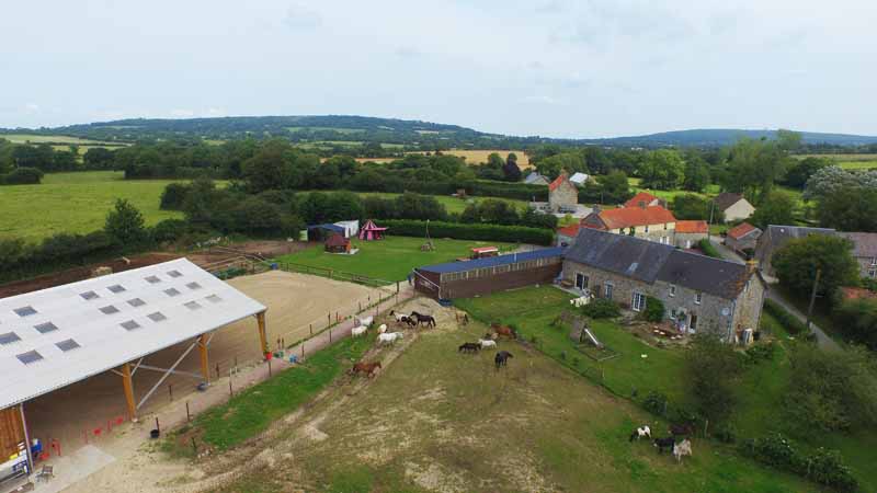 PROPRIETAIREBolleville_Ecurie Leseigneur_vue aérienne