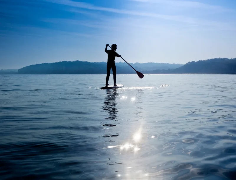 Paddle en mer Albâtre Kitesurf