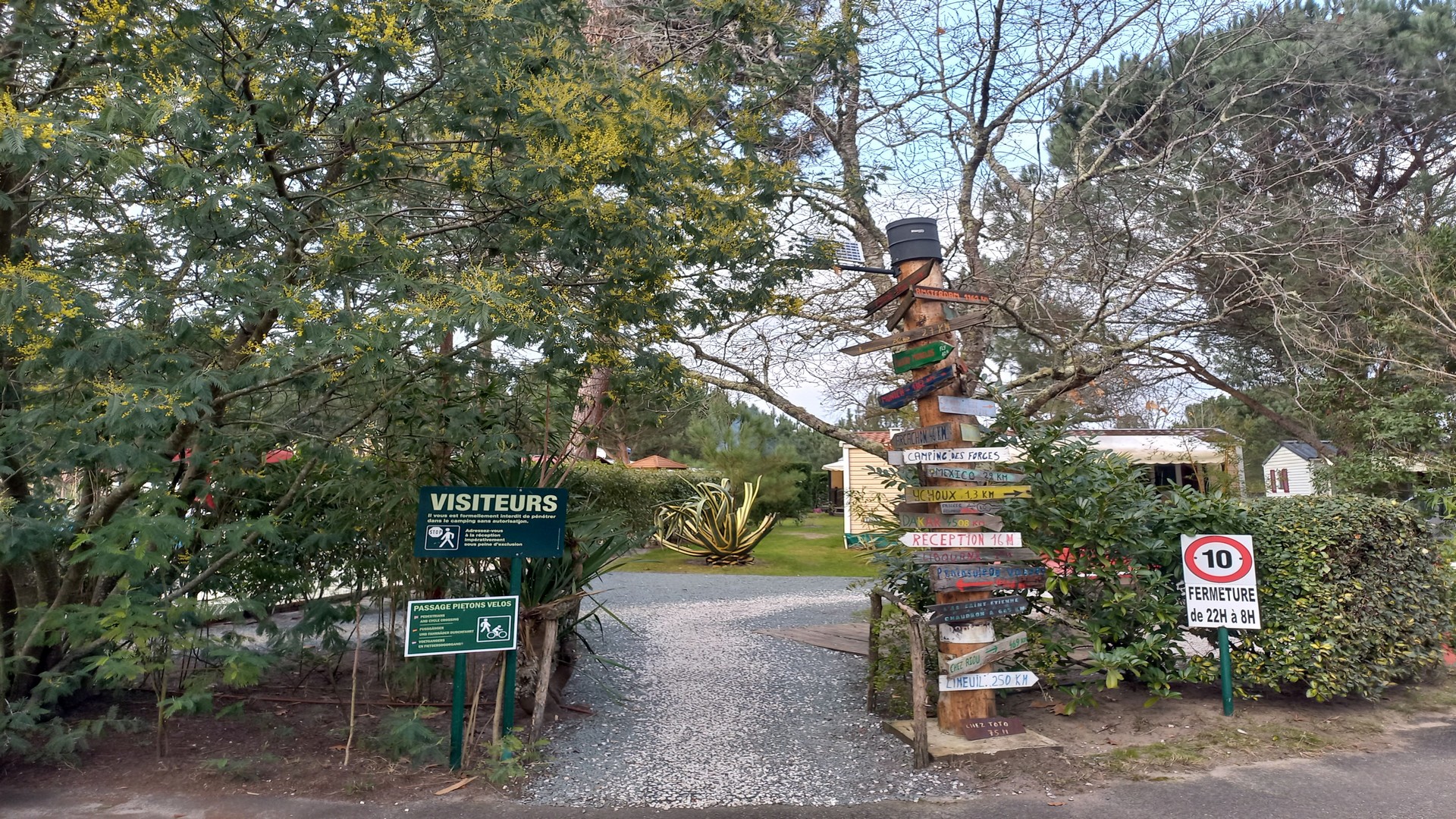 Camping des ForgesCamping des Forges entrée