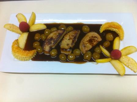 © M. Labadie Le JambonAssiette foie poêlé Le Jambon