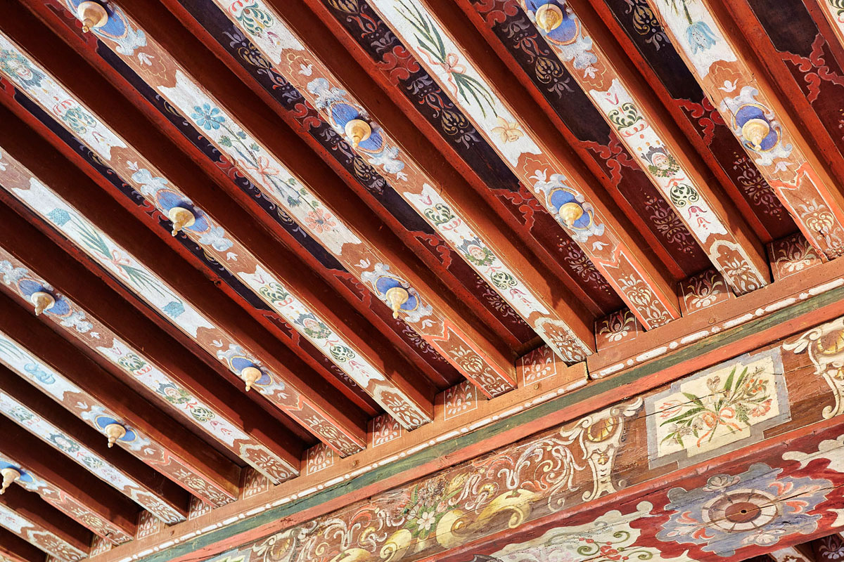 Alexandre LamoureuxChâteau des Montgommery de Ducey, plafond de la chambre dorée