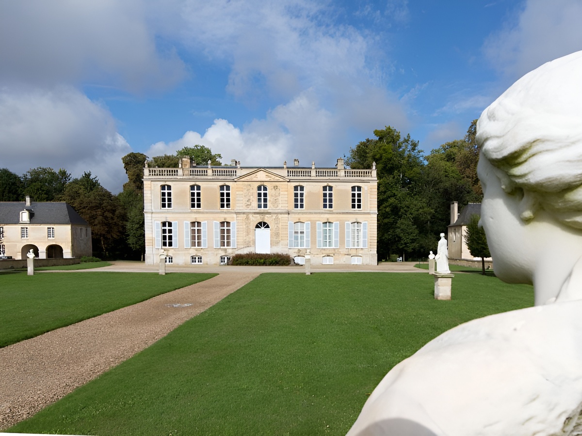 Le parcs et les jardins du château de Canon vus par A Guérin Litosphere - Calvados Tourismechateau-mezidon-canon