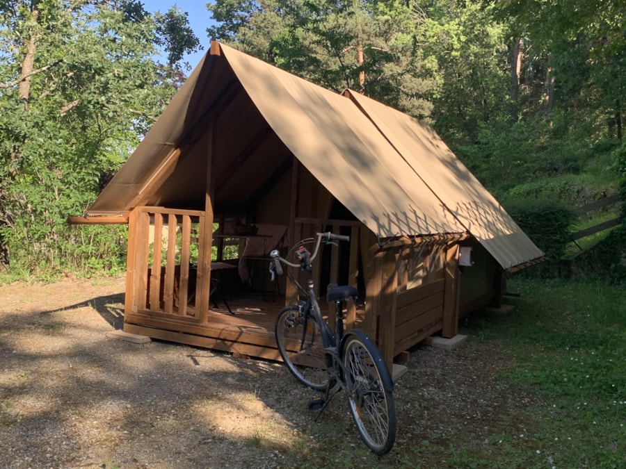 Camping les Pins Bleuscyclo tente